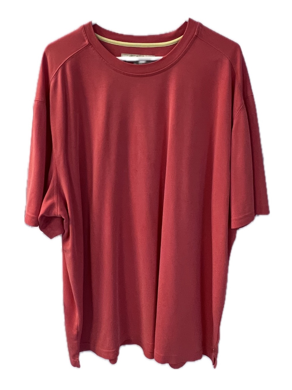 Tommy Bahama Short Sleeve Tencel Crew Tee in Coral/Red